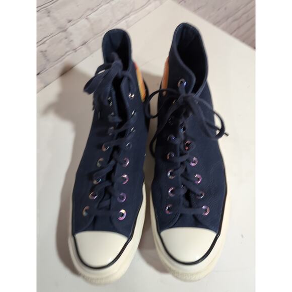 Converse Heart of the City Chuck 70 High Top 170491C Obsidian/Bold Citron Sz 12 - Picture 11 of 16